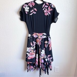 Betse & Adam midi dress floral size 4